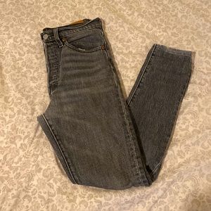 Gray Classic Levi’s 501s